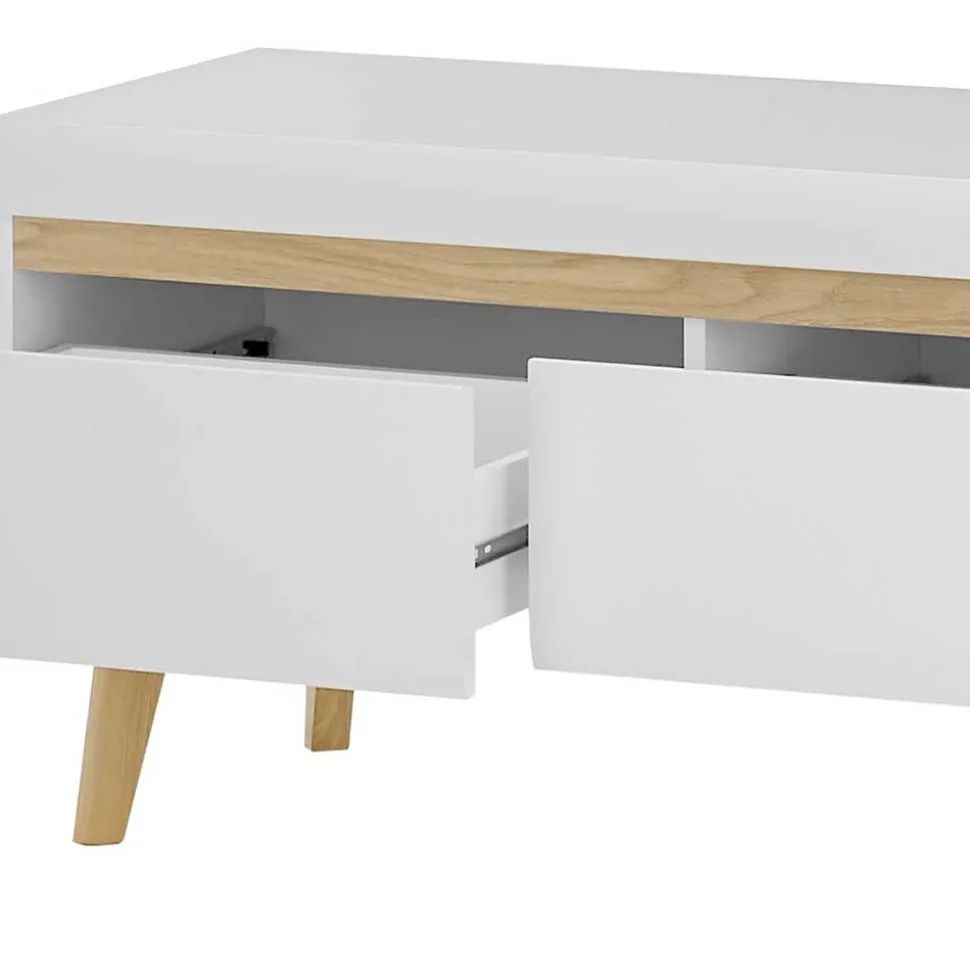 Wohnzimmer Schränke und Wandboard Set - Ginko (vierteilig)