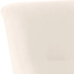 Wohnzimmer Sessel in Cremeweiß Samtvelours - Chalil