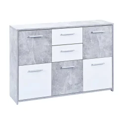 Wohnzimmer Sideboard Poesenna in Weiß