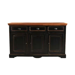 Wohnzimmer Sideboard Sentiments in Schwarz