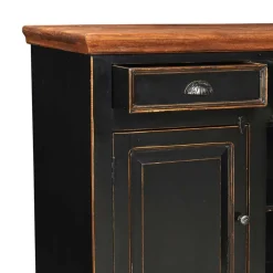 Wohnzimmer Sideboard Sentiments in Schwarz