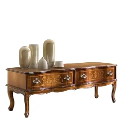 Wohnzimmer Tisch in Nussbaum - Cilienda