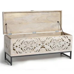 Wohnzimmer Truhentisch im Vintage Look - Fudorus