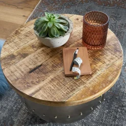 Wohnzimmer Truhentisch im Industrial Design - Annimo