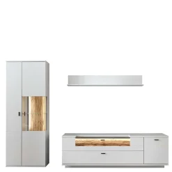 Wohnzimmer TV Anbauwand 270 cm breit - Apulco (dreiteilig)