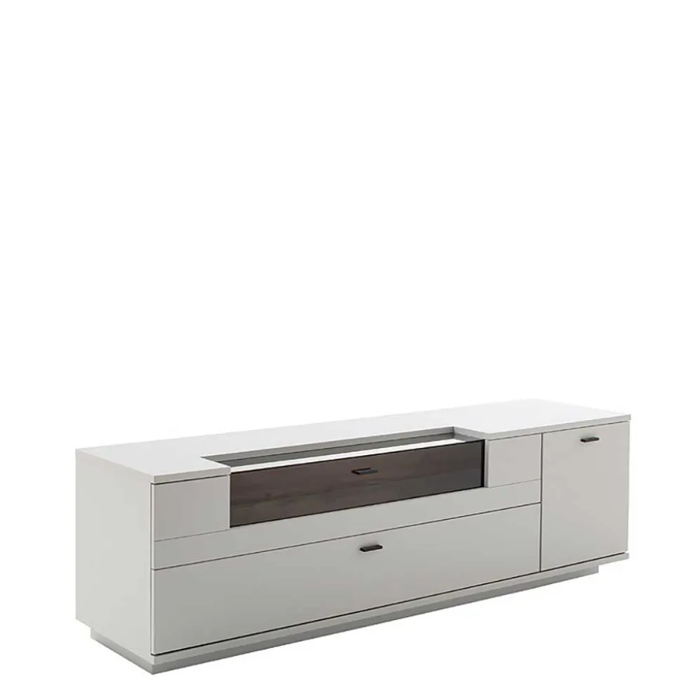 Wohnzimmer TV Anbauwand 270 cm breit - Apulco (dreiteilig)