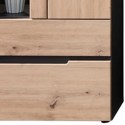 Wohnzimmer TV Anbauwand in Wildeiche - Kuetra (dreiteilig)