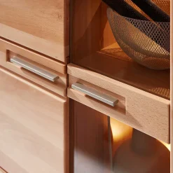 Wohnzimmer TV Anbauwand Möbelset - Amyonta (vierteilig)