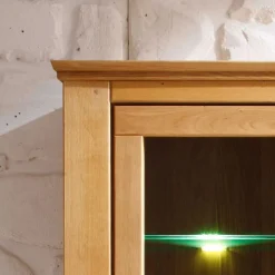 Wohnzimmer Wohnwand Ladressa aus Wildeiche geölt und gewachst (vierteilig)