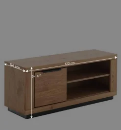 Wohnzimmer Wohnwand teilmassiv - Vlacoma (vierteilig)