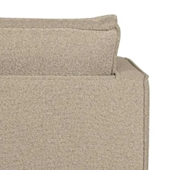 Wohnzimmer Zweisitzer in Beige Boucle - Glamoure