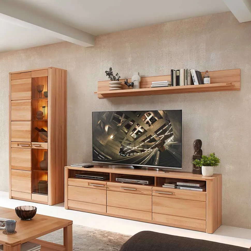 Wohnzimmereinrichtung Set - Amyonta (dreiteilig)