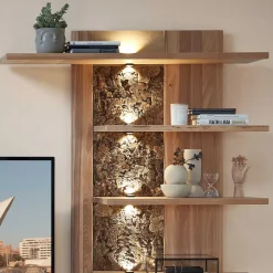 Wohnzimmereinrichtung Wohnwand Set - Cassna (dreiteilig)