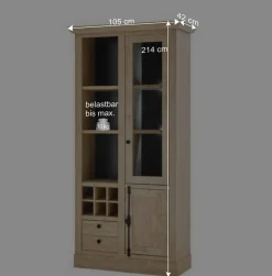 Wohnzimmer-Landhausmöbel Set - Hengas (vierteilig)