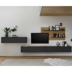 Wohnzimmermöbel Set 450 cm breit - Ahilav (vierteilig)