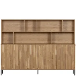 Wohnzimmerschrank mit 4 Türen & 7 Fächern - Cegrada