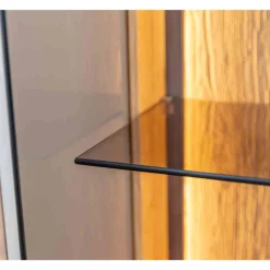 Wohnzimmerschrank mit Glas und LED Licht - Cocondar