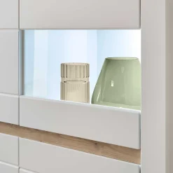 Wohnzimmerschrank mit Glaseinsätzen - Ilana