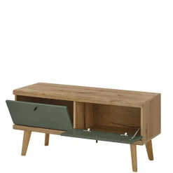 Wohnzimmerschränke & Regal in Graugrün - Oliva (vierteilig)