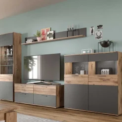 Wohnzimmerschränke & Regal - TV Wand - Lucios (vierteilig)