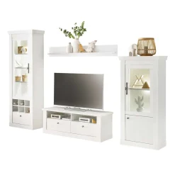 Wohnzimmerschränke & Wandboard Set - Liancos (vierteilig)