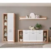 Wohnzimmerschränke und Wandboard Set - Adejano (dreiteilig)
