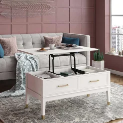 Wohnzimmertisch mit höhenverstellbarer Platte - Blames