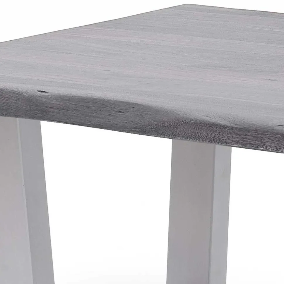 Wohnzimmertisch mit Naturkante Akazie - Daana