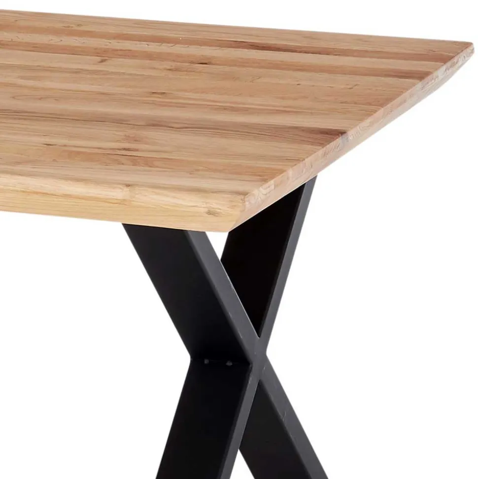 Wohnzimmertisch mit X-Beinen - Ceraldina