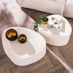 Wohnzimmertische aus Marmorkomposit - Ezeiza (zweiteilig)