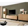 Wohnzimmer-Wohnwand Set - Jaskin (dreiteilig)