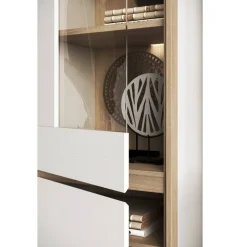 Wohnzimmer-Wohnwand Set - Ovidio (vierteilig)