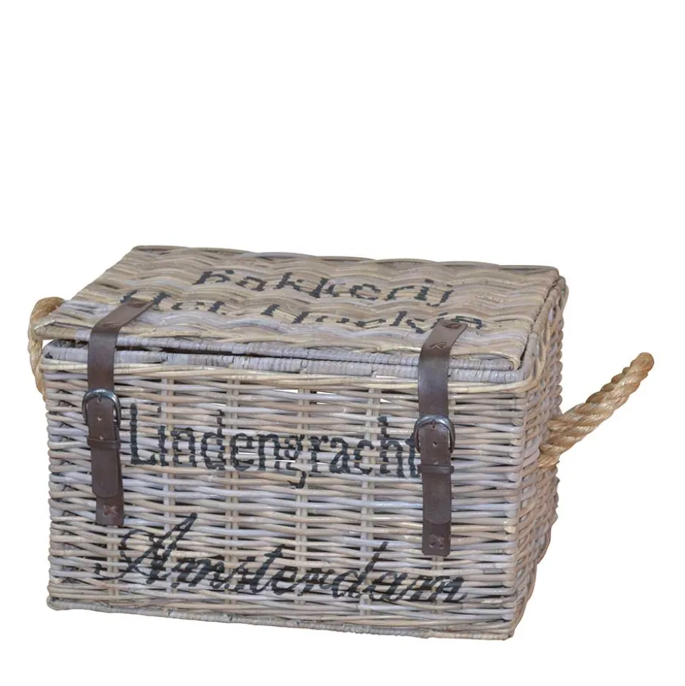 Wäschetruhe Podian aus Rattan