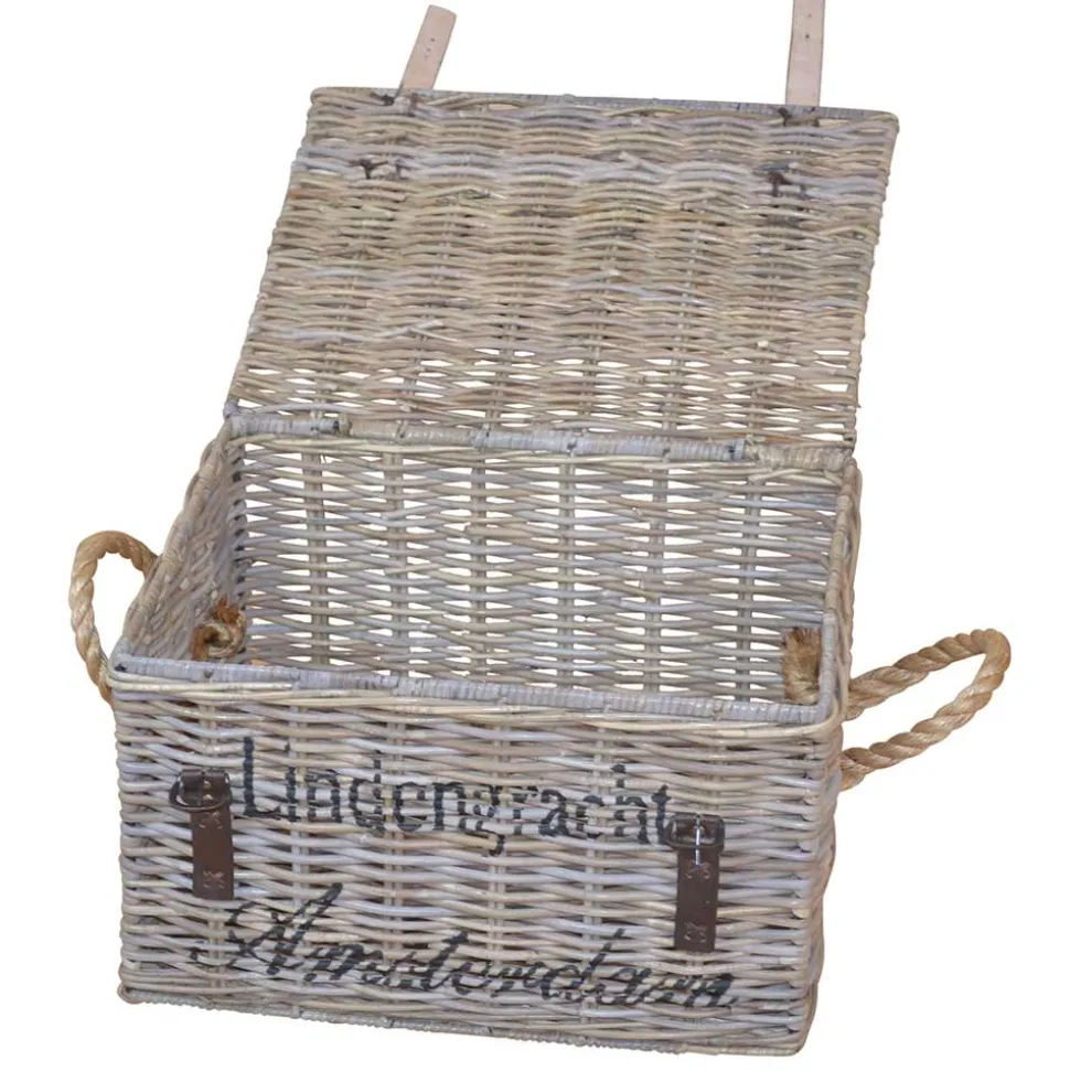 Wäschetruhe Podian aus Rattan