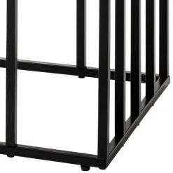 40x35 Anstelltisch in Weiß Schwarz - Hortenza