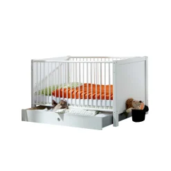 70x140 Babybettchen Masculino in Weiß