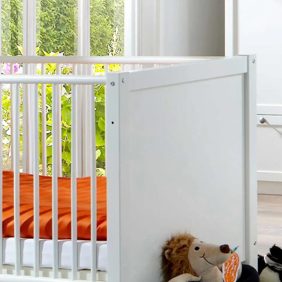 70x140 Babybettchen Masculino in Weiß