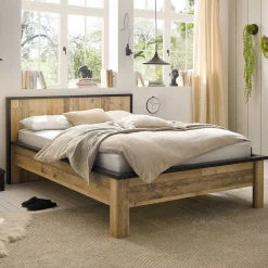 140x200 Bett & Nachttisch Paneele - Naiavio (dreiteilig)