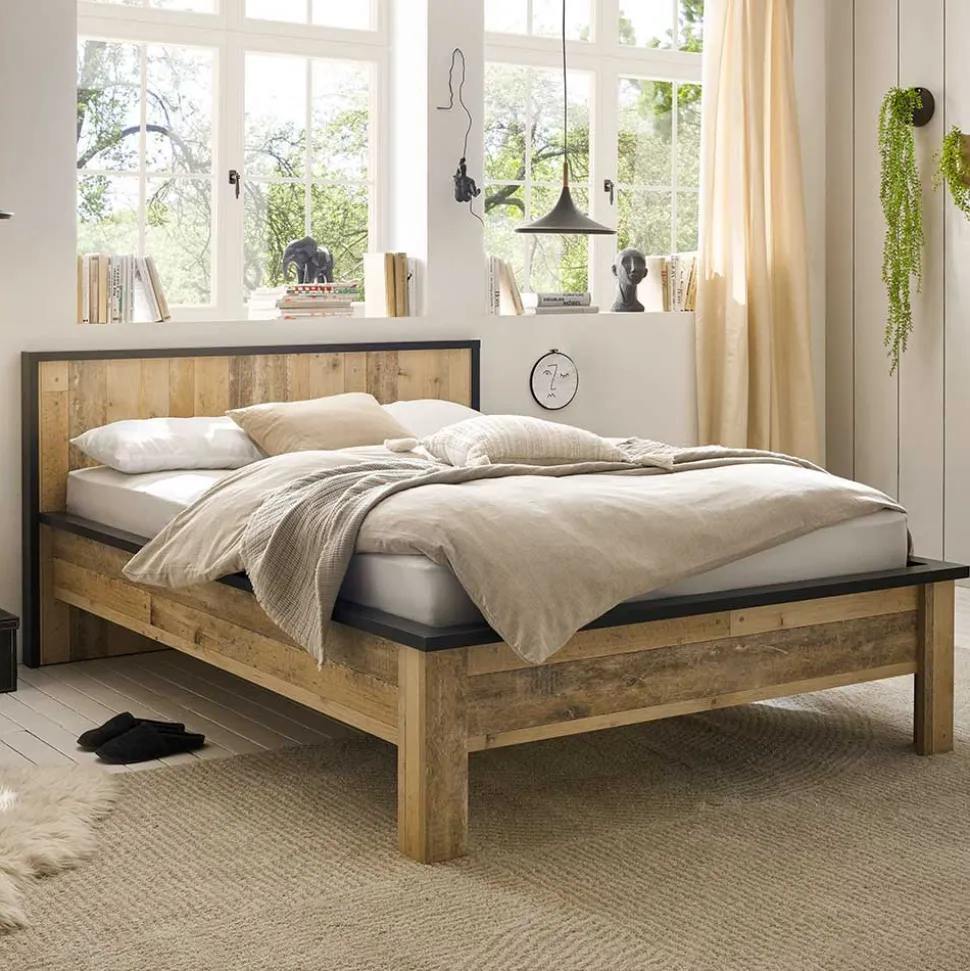 140x200 Bett & Nachttisch Paneele - Naiavio (dreiteilig)