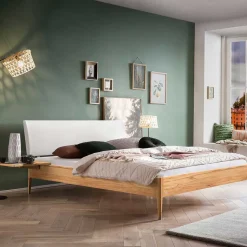 140x200 Bett aus Wildbuche massiv - Roverario