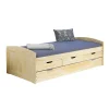 90x200 Bett mit Ausziehbett & Schubladen - Alejandro