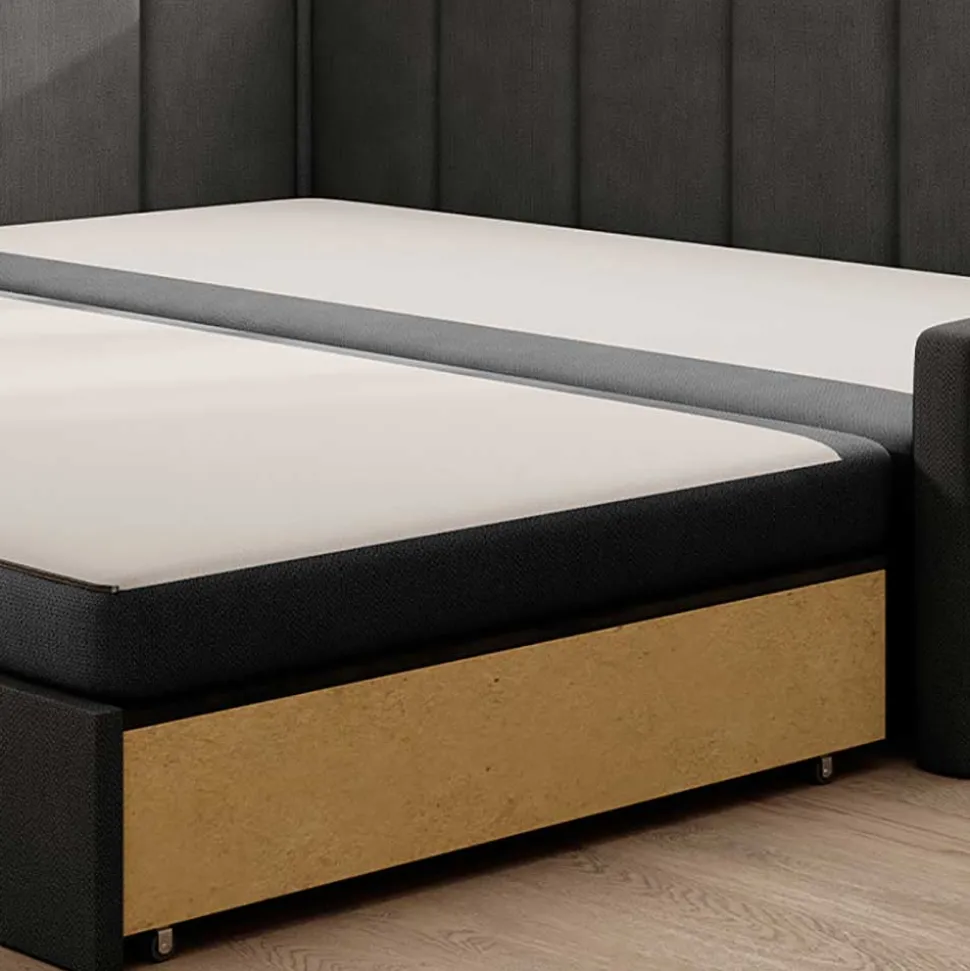 150x200 cm Ausziehsofa in Grau - Roading