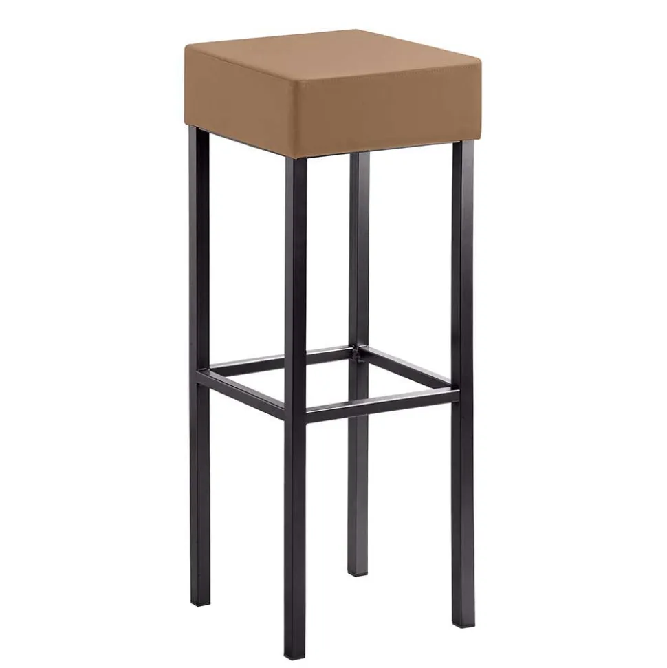 34x34 cm Barhocker in Hellbraun - Masure