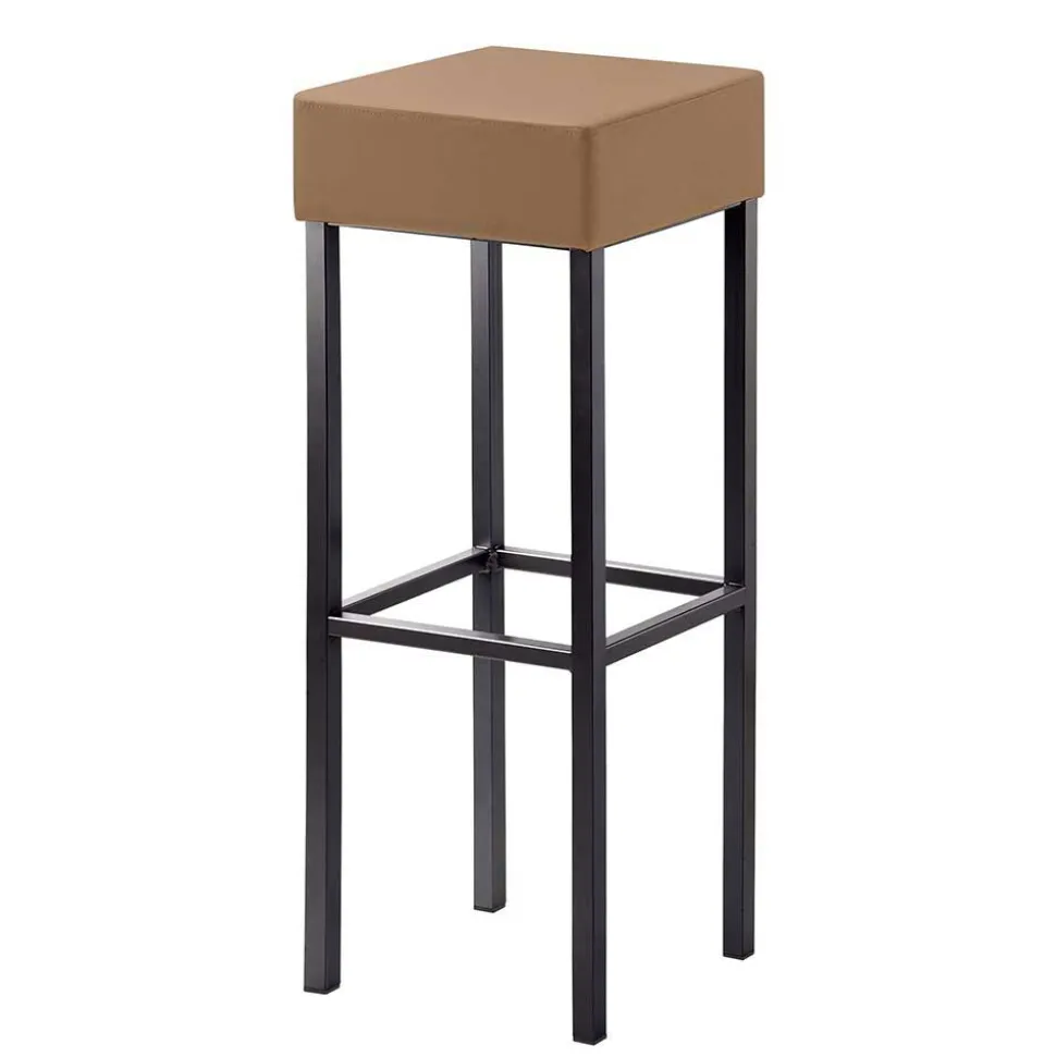 34x34 cm Barhocker in Hellbraun - Masure