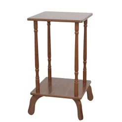 33x33 cm Beistelltisch in Nussbaumfarben - Edmond