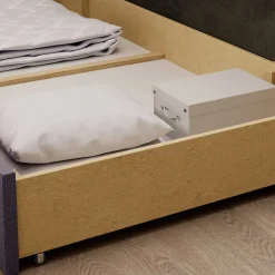 150x200 cm Bettsofa in Altrosa und Mauve - Tampa