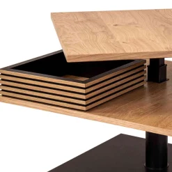 70x70 cm Couchtisch mit Staufach - Portland