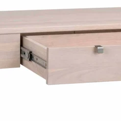 100x40 cm Konsolentisch in Eiche White Wash - Vaxos