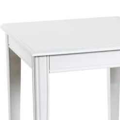 45x45 cm Landhaus Beistelltisch in Weiß - Leida