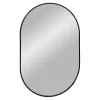 50x80 cm Ovaler Spiegel mit Metallrahmen - Coridar